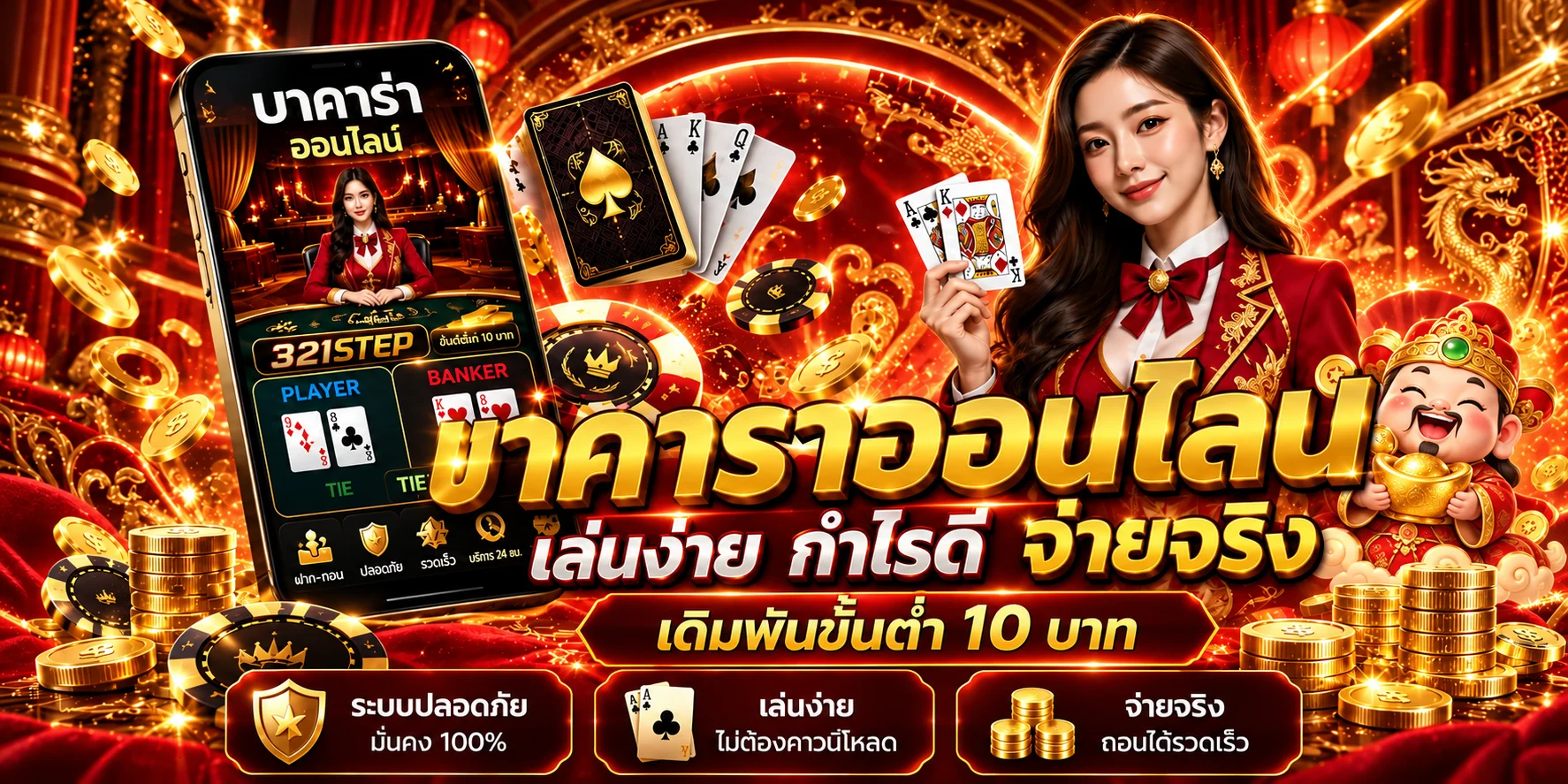 คาสิโนออนไลน์ 321STEP บาคาร่า