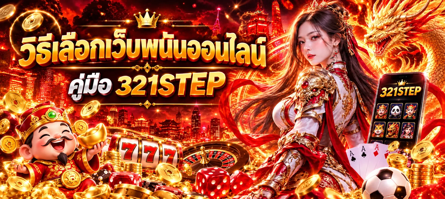 321STEP วิธีเลือกเว็บพนันออนไลน์อย่างปลอดภัย